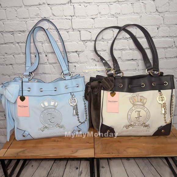 Juicy Couture Handbags - Juicy Couture Daydreamer Classic Juicy Lover Tote Bag Purse Set of 2